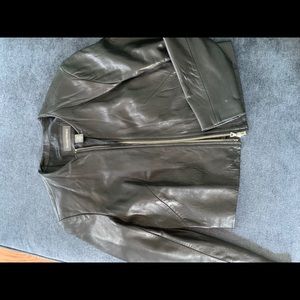 Banana Republic Black leather jacket